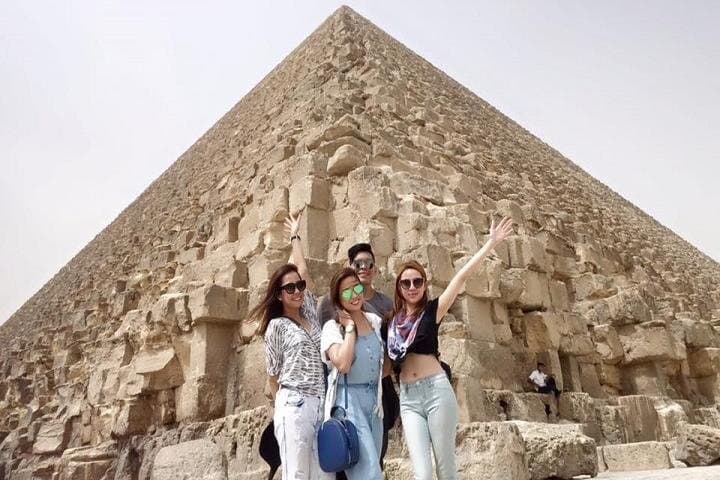 Giza Pyramids Day Trip include enter inside the Great Pyramid & the Sphinx