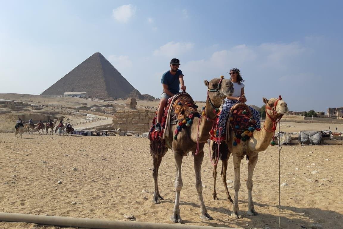 Private Giza Pyramids, Egyptian Museum, Bazaar and Camel Ride