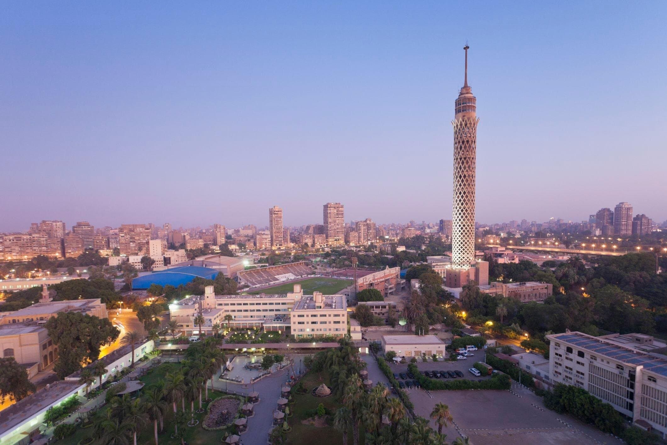 El-Moez Street and Cairo tower with Dinner