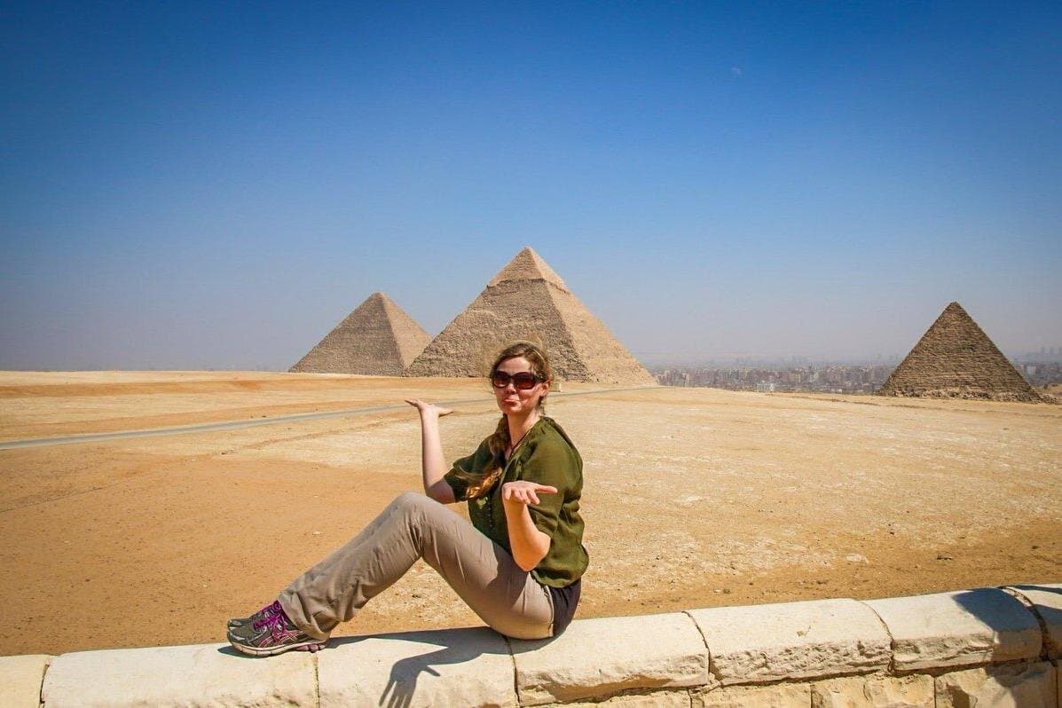 Pyramids of Giza and Saqqara Pyramid Private Tour in Cairo