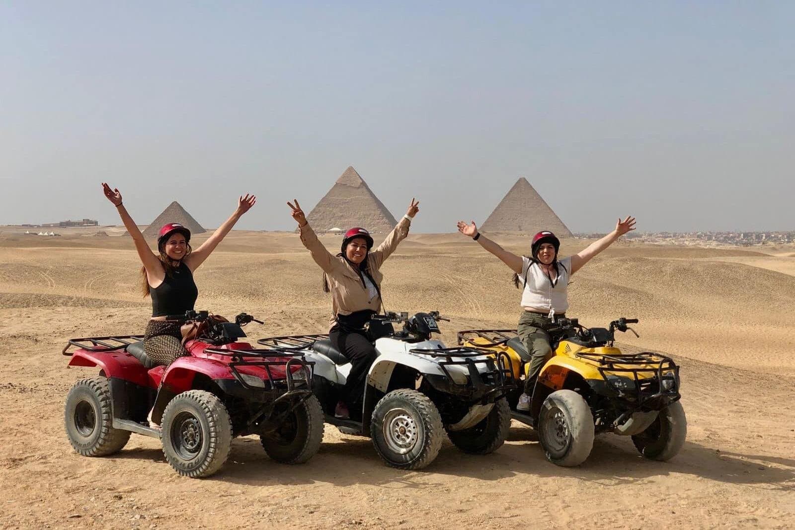 Quad Bike, Lunch & Camel Ride Private Tours from Cairo Giza Hotel