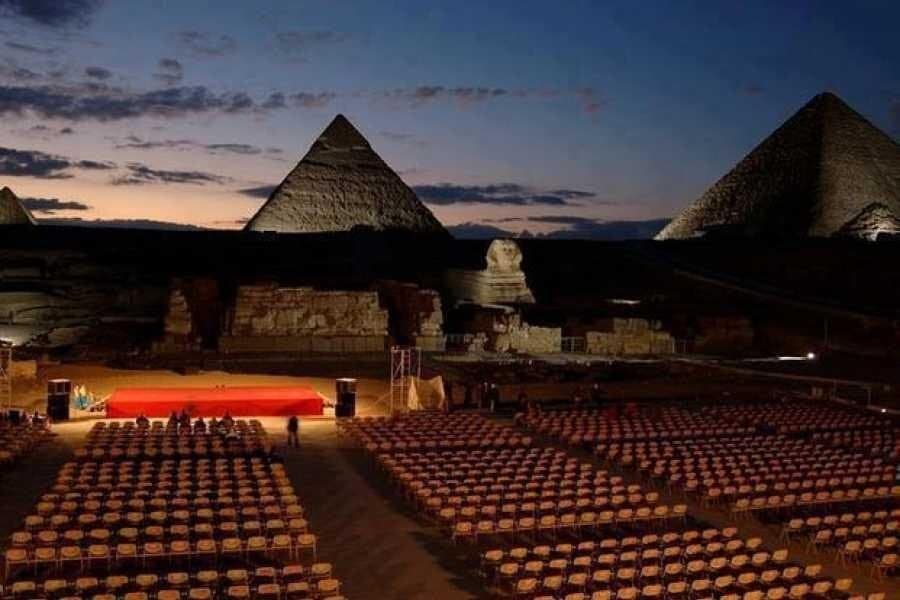 All-Inclusive Pyramid's Enchanting Symphony: Ton- und Lichtshow
