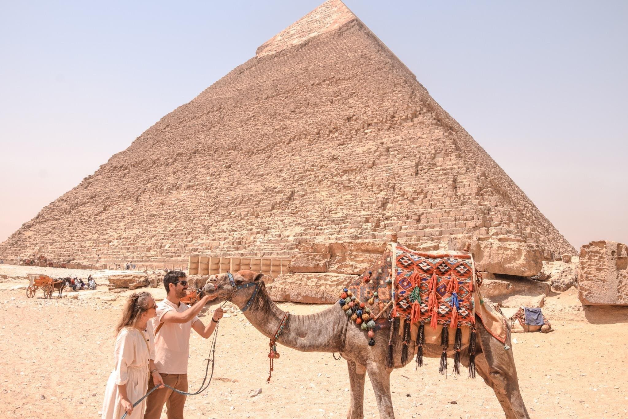 From Hurghada Pyramids of Giza & old Egyptian museum by flight