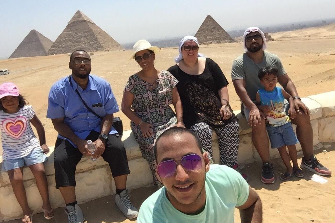 guide tour to great pyramids Sphinx Egyptian Museum and Old Cairo