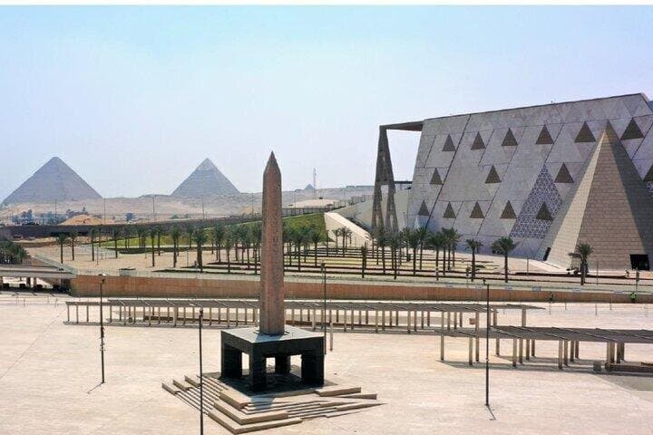 Cairo from Sharm by Flight with Pyramids and Museum