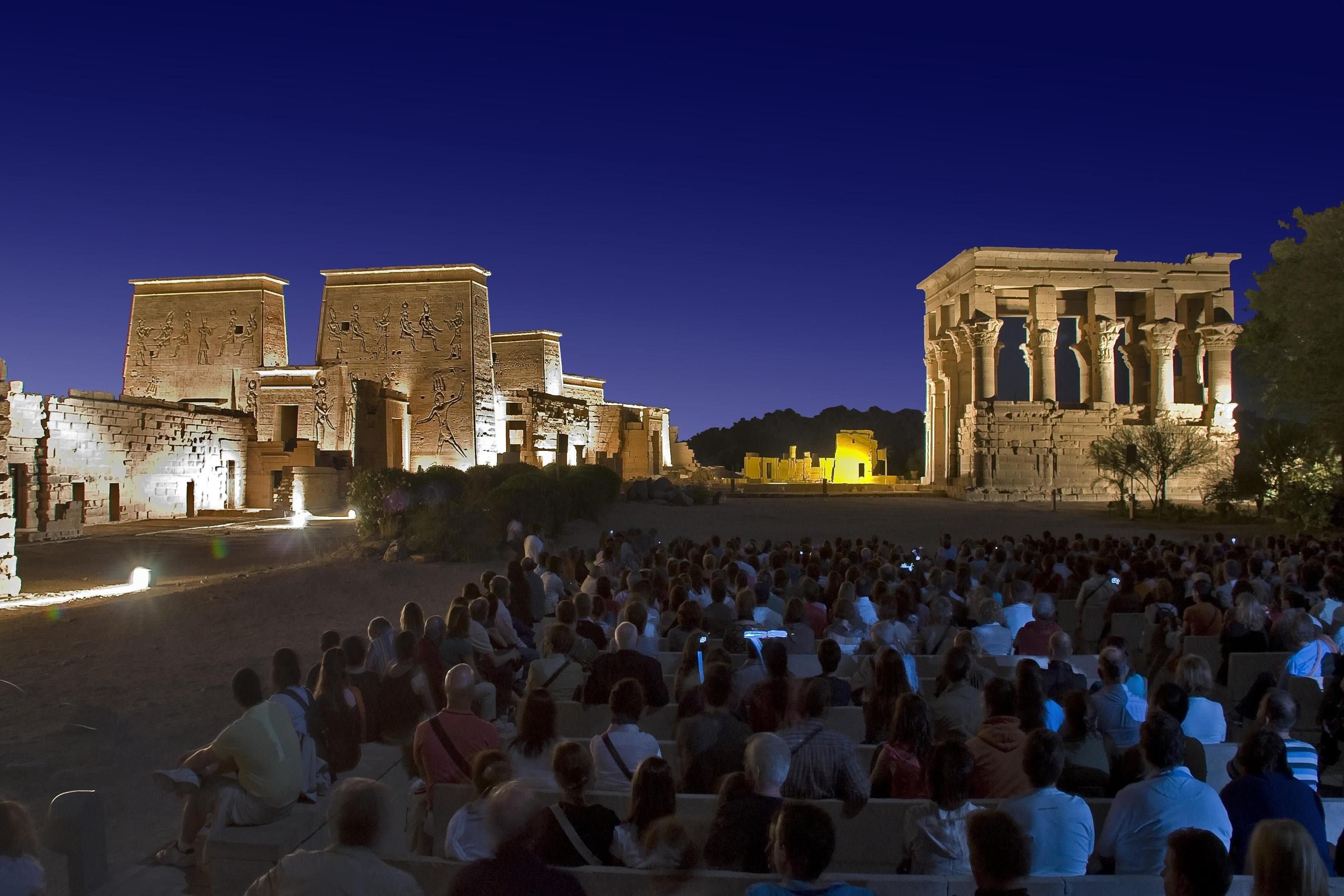 Philae Temple Night Experience (Sound and Light show).