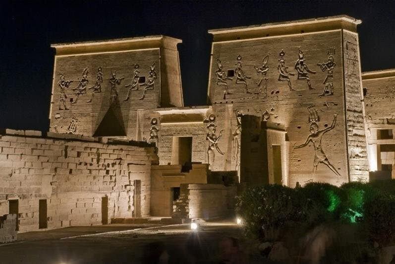 Sound & Light Show at Philae Temple From Aswan