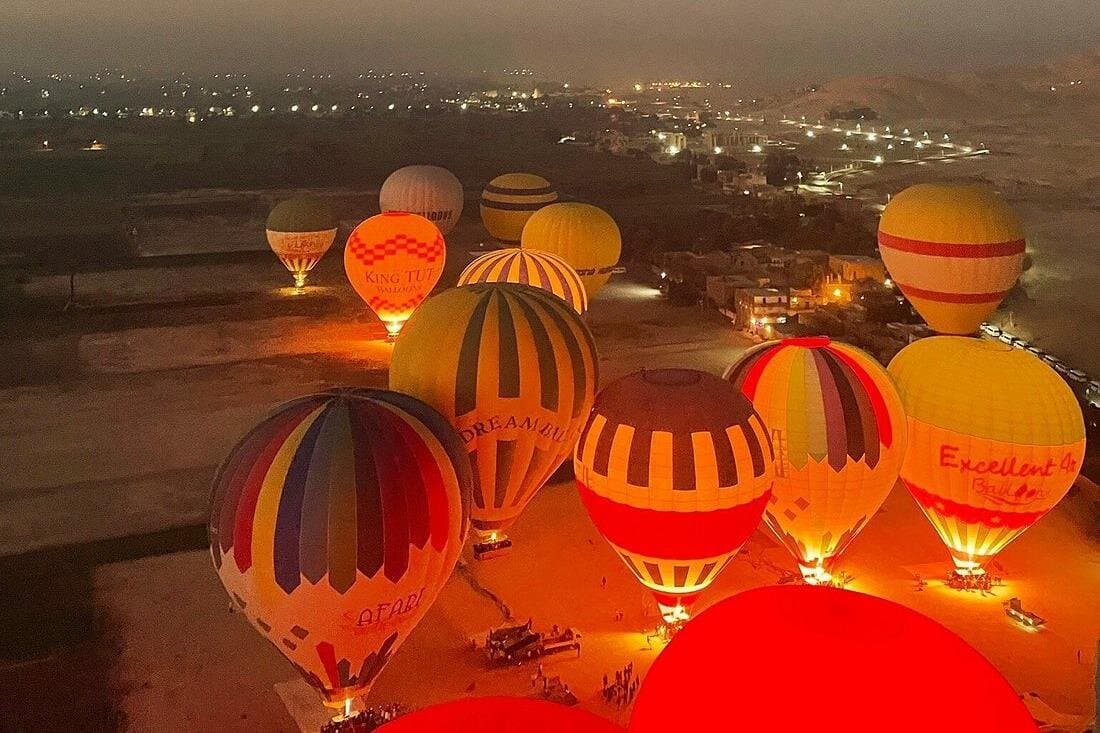 Sunrise Hot Air Balloon Ride over Luxor