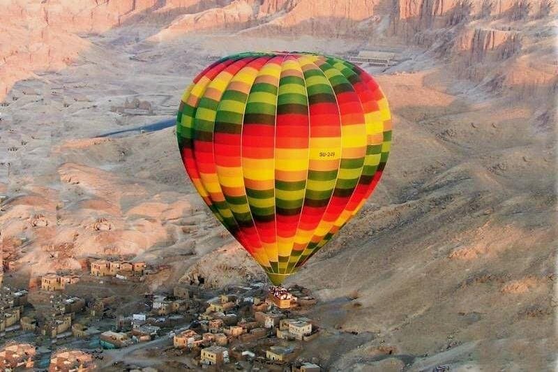 Private Half-Day Luxor's West Bank Adventure Tour Hot Air Balloon