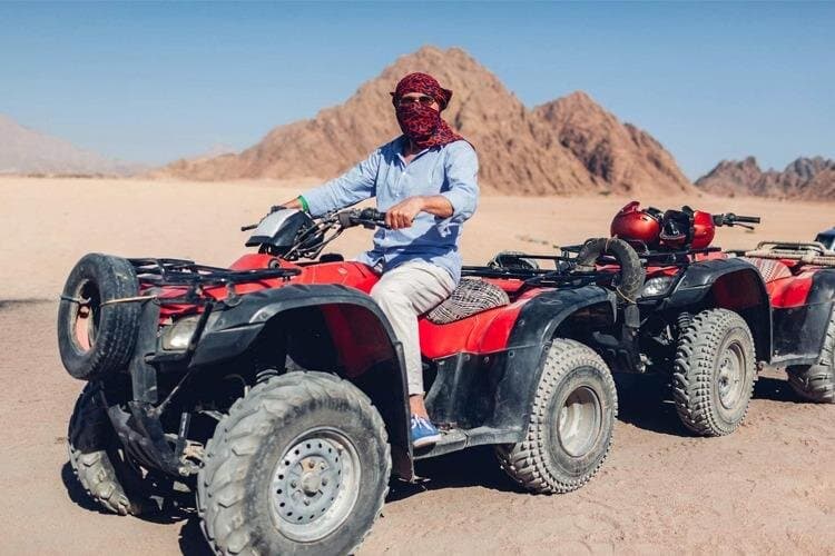Quad Biking Tour in Sharm El Sheikh Bedouins Desert