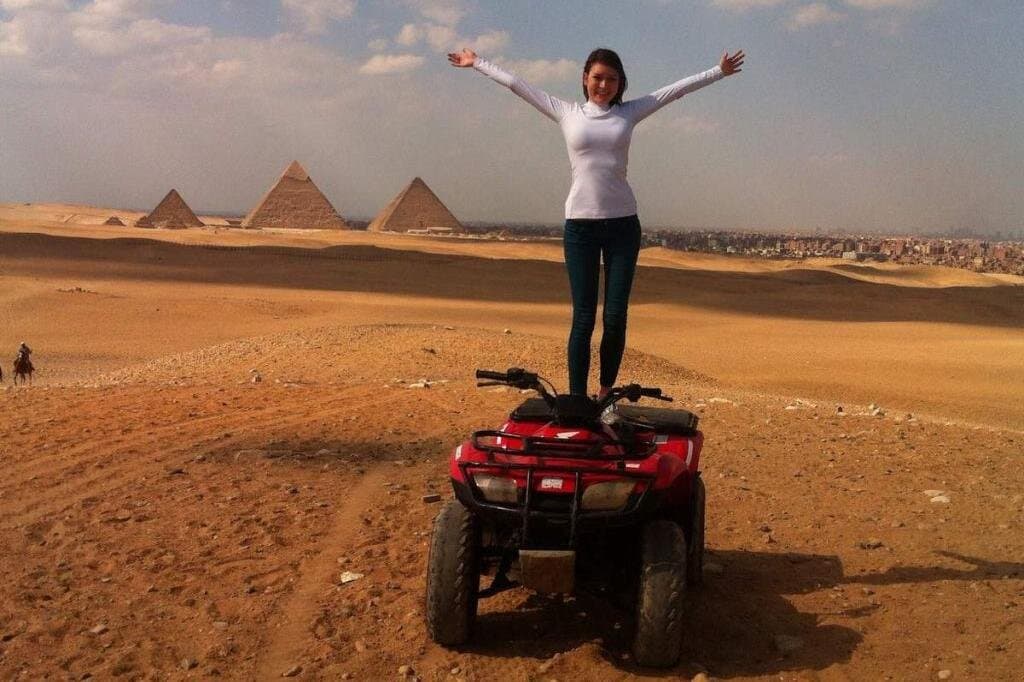Desert Safari by Quad Bike Around Pyramids