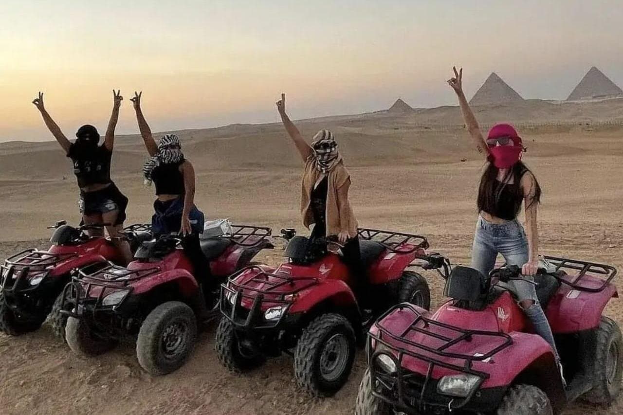 Private ATV Quad Bike Tour at the Pyramids