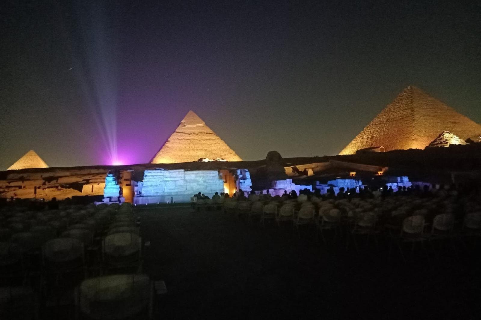 Pyramid's Enchanting Symphony: Sound and Light Show