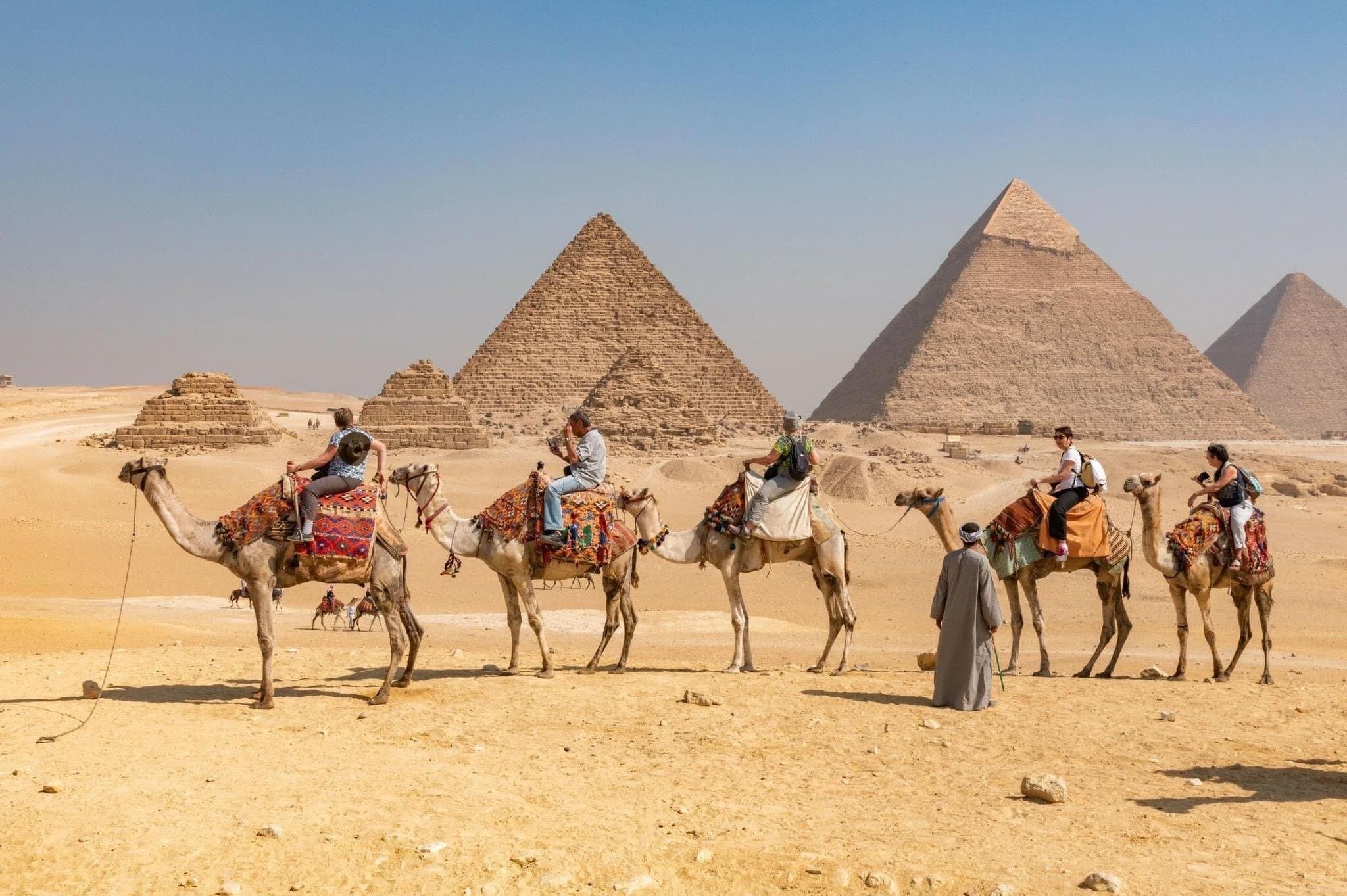 Giza Pyramids Sphinx Memphis and Saqqara Private Tour