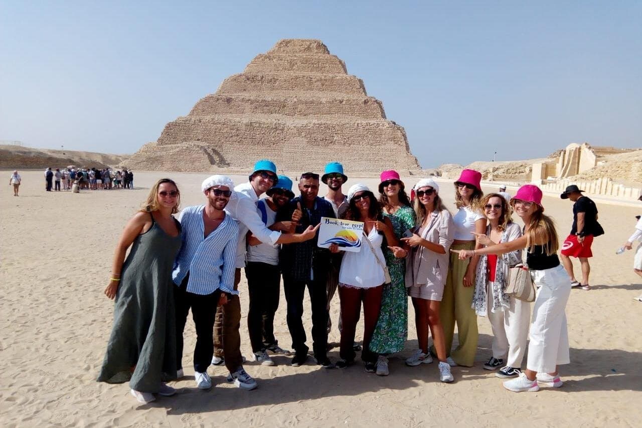 Day Tour to Giza Pyramids, Saqqara and Memphis from Cairo