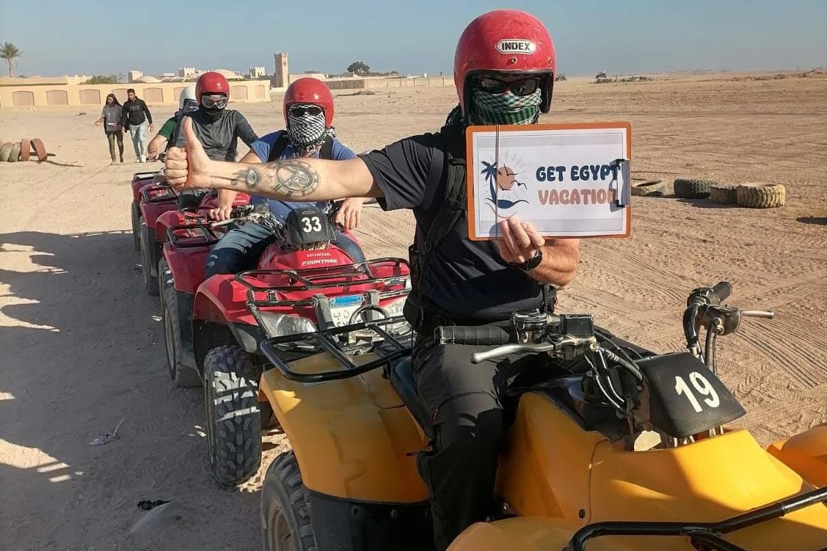 Sahara Park Safari Adventure from Hurghada's Makadi Bay