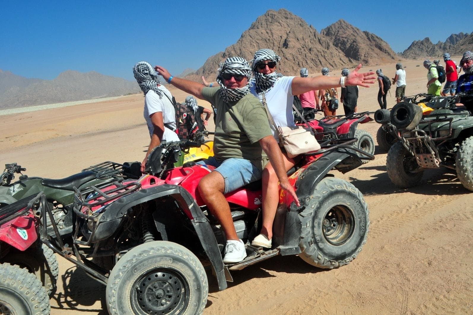 Sharm Elsheikh ATV Safari Quad and Camel Ride with transfers