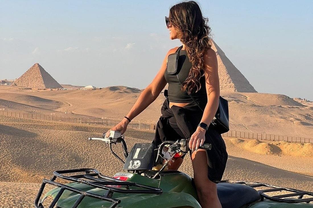 Camel Ride and Quad Bike Around Giza Pyramids Sahara