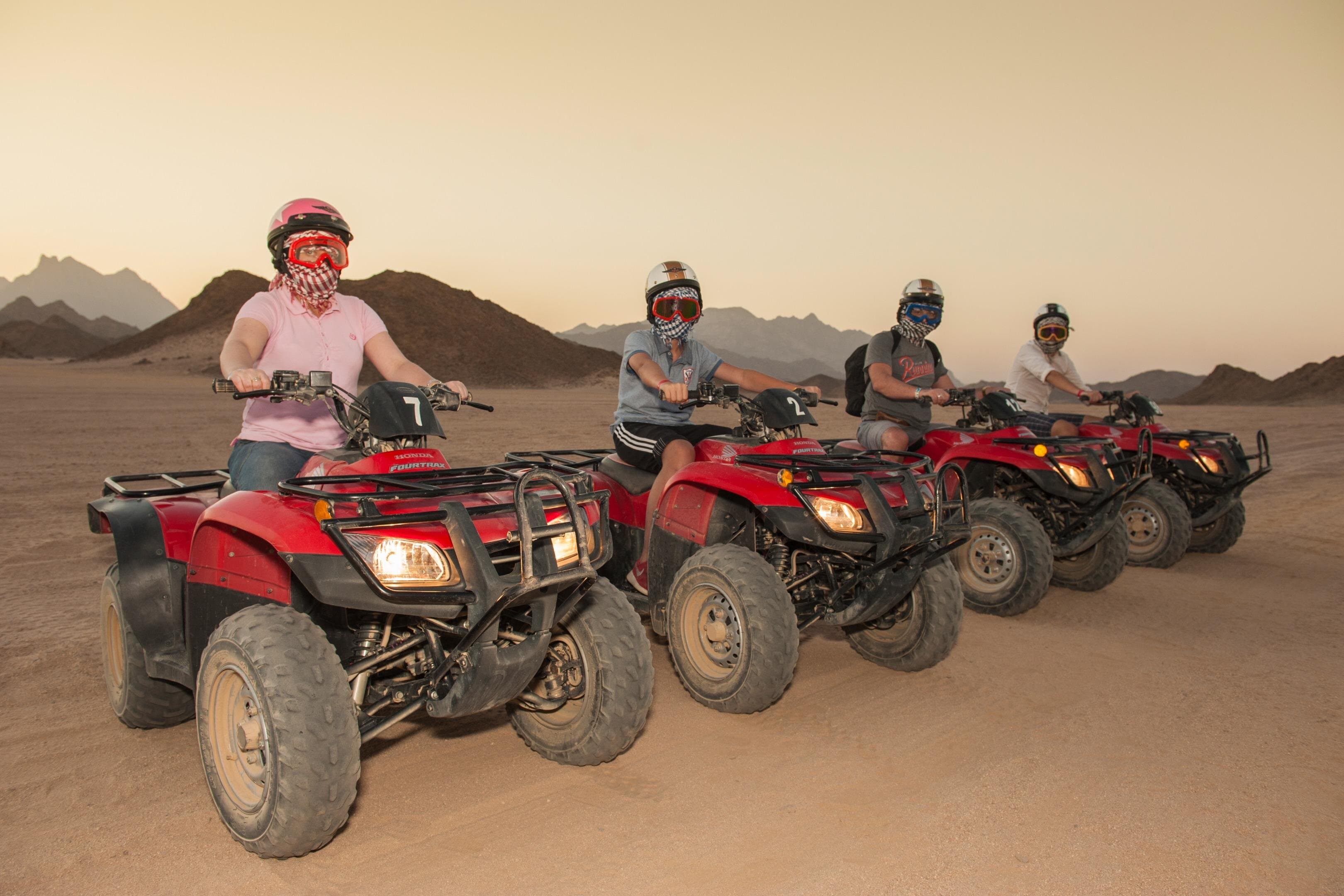 ATV Quad Bike 3 Hours Sunset Safari with Camel Ride - Hurghada