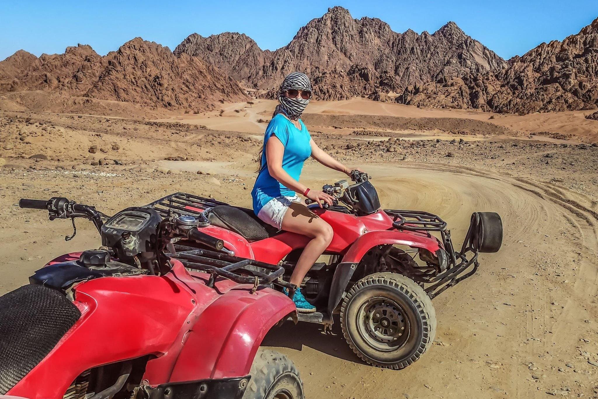 Hurghada - Safari ATV Quad Bike with Camel Ride and Transfers
