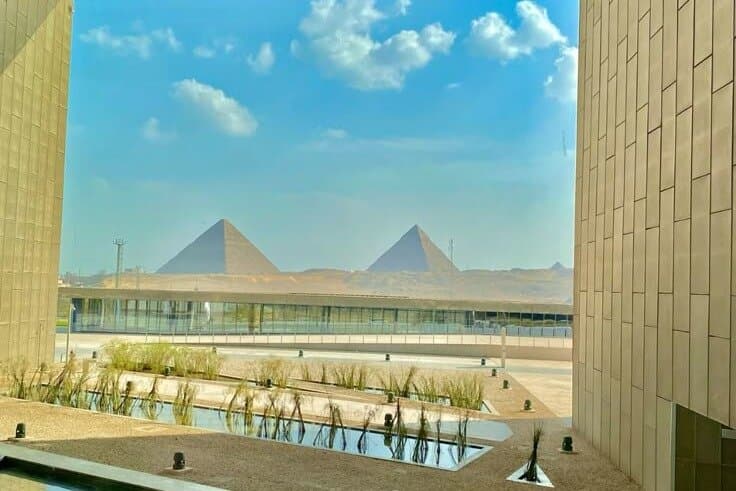 Grand Egyptian Museum and Giza Pyramids Tour with Lunch