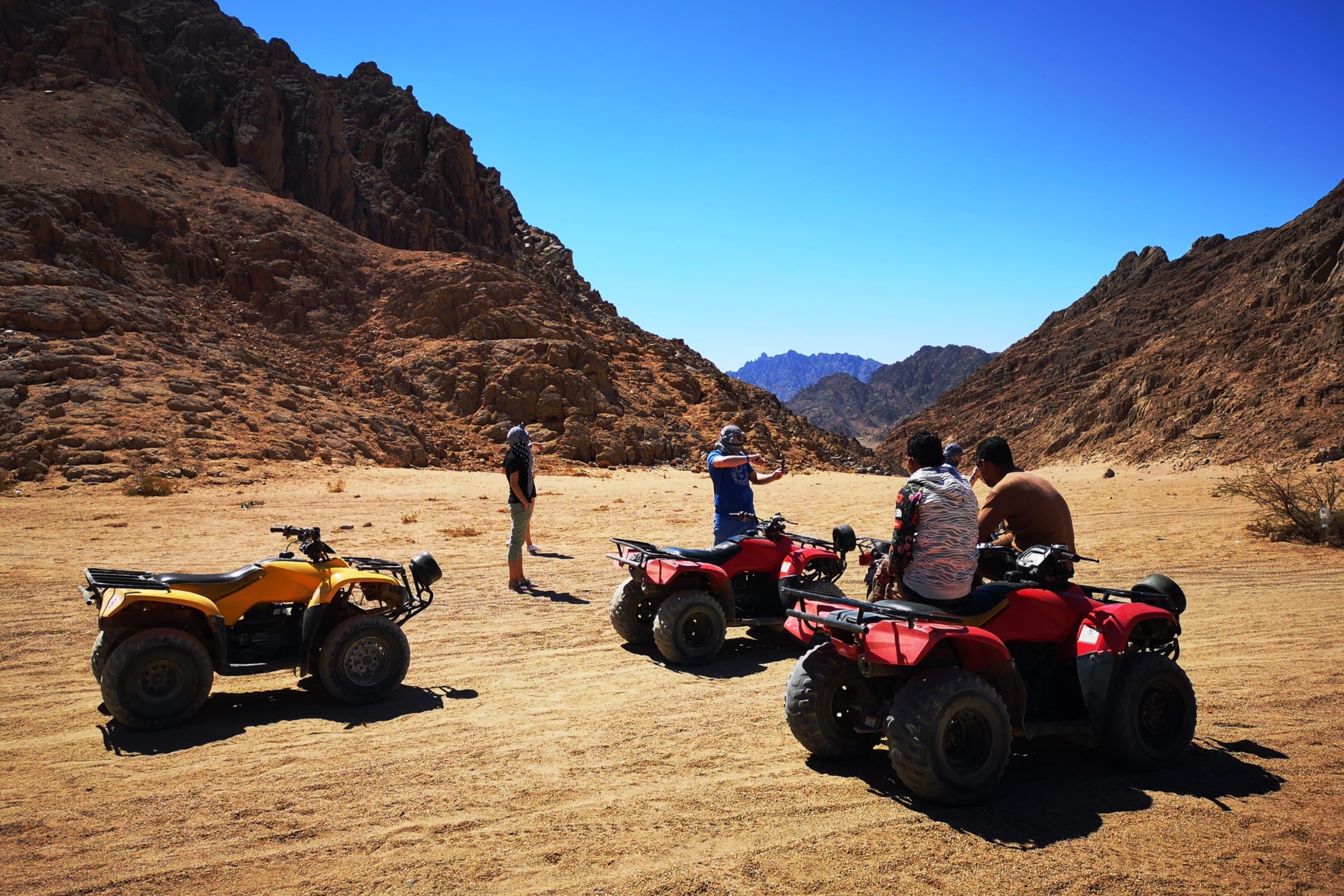 Sharm El Sheikh ATV Desert Safari with Echo Point & Bedouin Tea