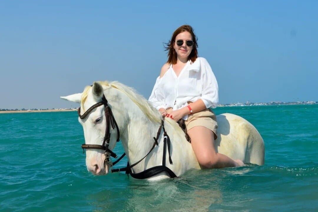 Horse Riding Adventure Desert and Sea Beach Ride in Hurghada