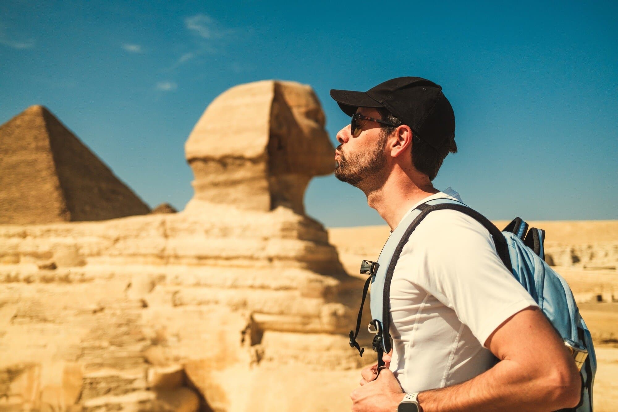 Día privado de Sharm a El Cairo en avión: todas las entradas, camello, almuerzo y guía