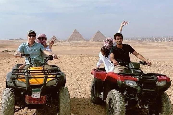 Full Day Tour in Giza Pyramids, Camel Ride, ATV and Nile Felucca