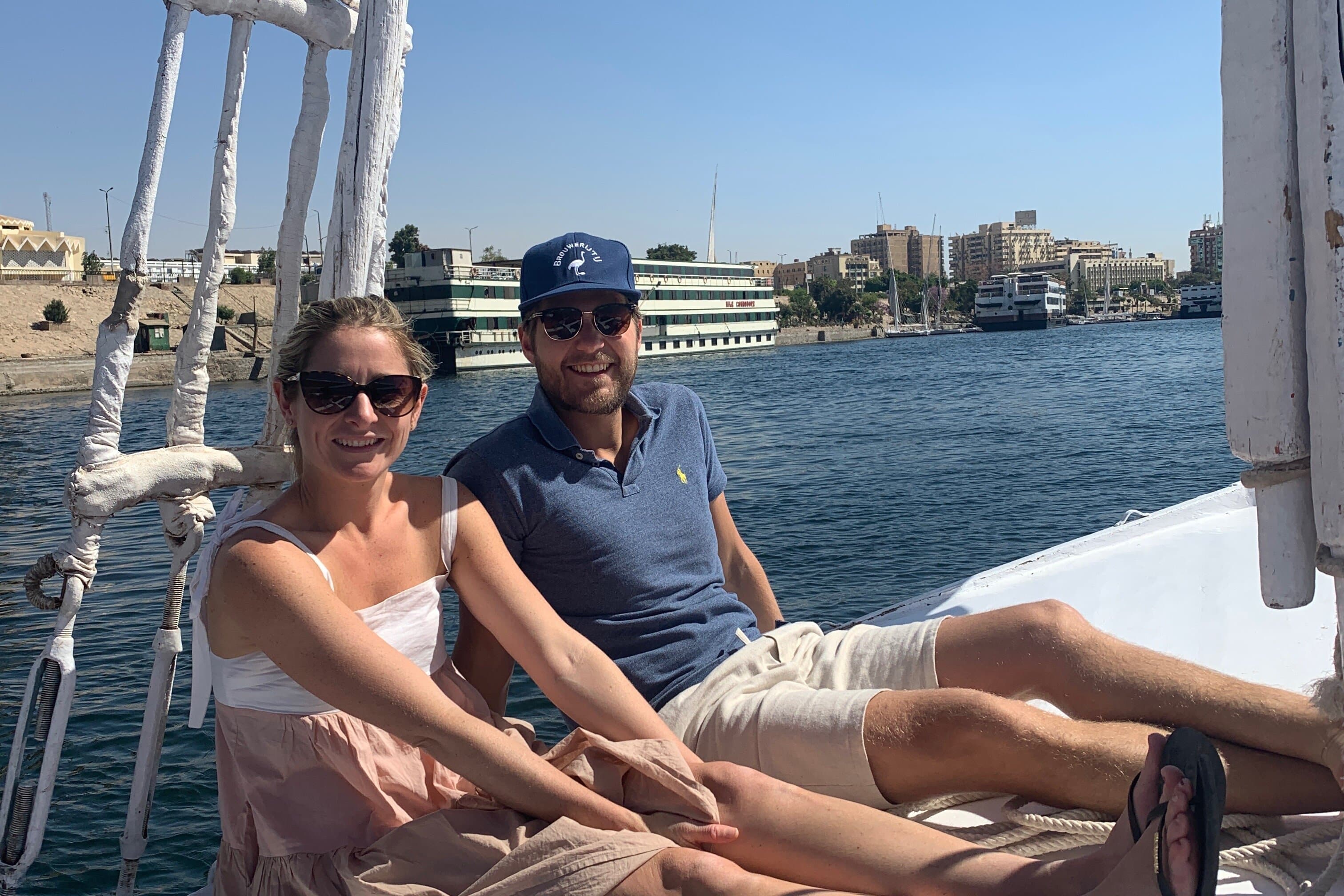 Felucca Ride on The Nile in Aswan in Egypt