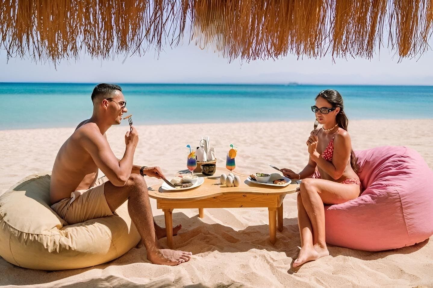 رحلة بحرية في البحر الأحمر مع الغطس بالمنشاق والغداء