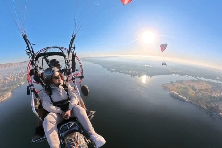 Paramotor Flight Adventure Over Luxor