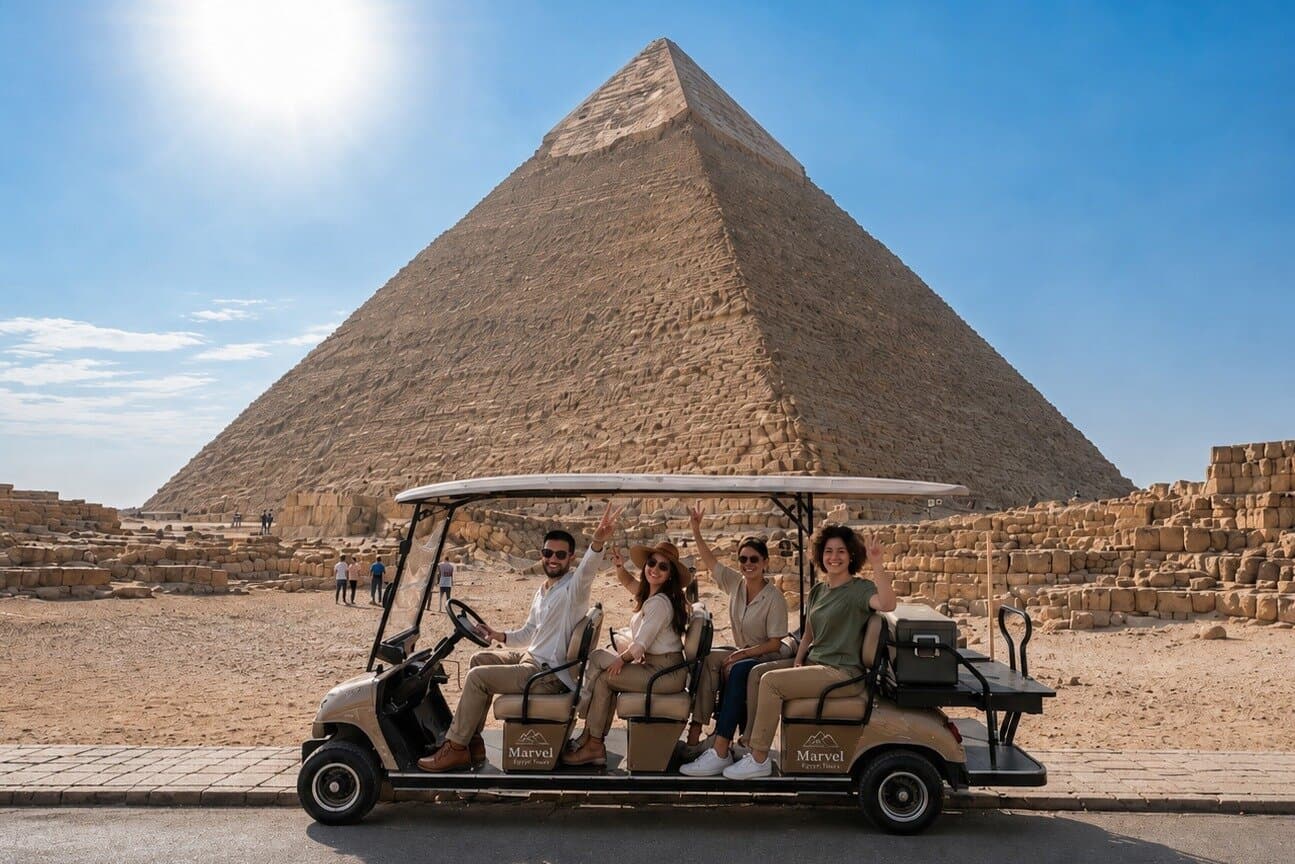 Private VIP Giza Pyramids and Great Sphinx Golf Cart Tour