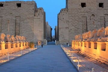 Sound and Light Show at Karnak Temple with Transfers