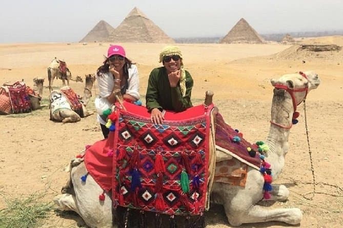 Giza Pyramids, Sphinx, Inside Pyramid & Camel Ride Private Tour