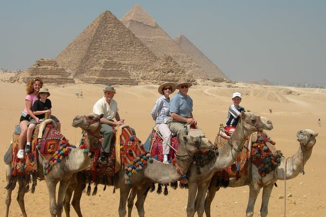 Giza pyramids,Sakkara pyramids &Memphis Include Lunch &Camel ride