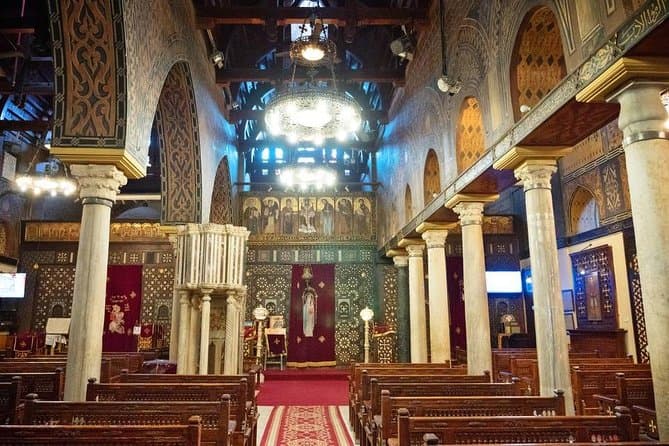 Private Full Day Tour to Giza Pyramids, Sphinx, Coptic Cairo and Islamic Cairo