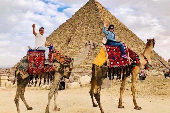 ( Stopover Tour Of Cairo ) Private All Inc.Pyramids,Camel Ride,Museum& Lunch