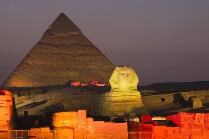 Tour to Jewish,Coptic and Islamic Cairo + Sound & light show at Giza Pyramids