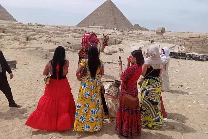 Giza pyramids & Sphinx with Nile Boat Felucca ride private tour