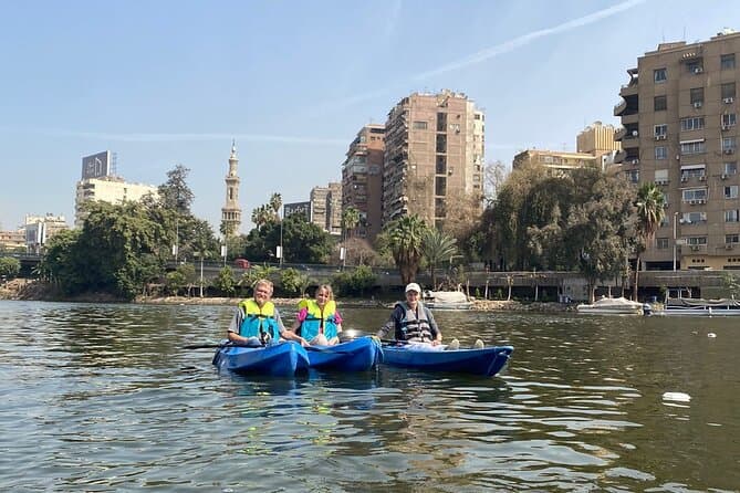 Kayak sul Nilo al Cairo con istruttore