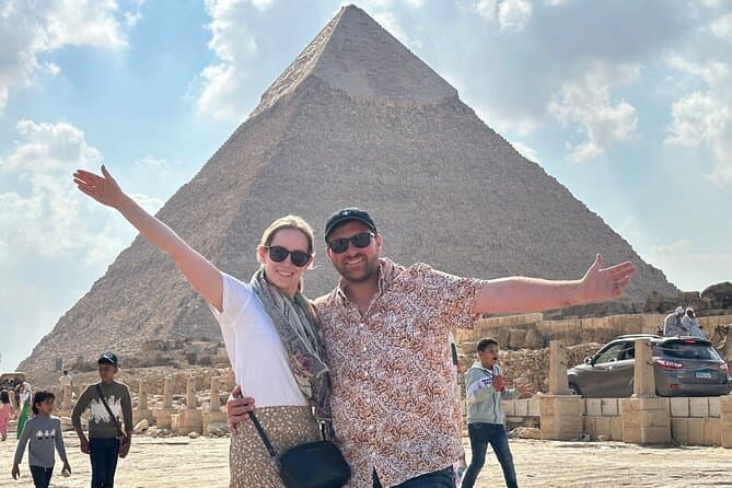 All-in-One Giza pyramids, Sphinx, Saqqara, Memphis, camel & lunch