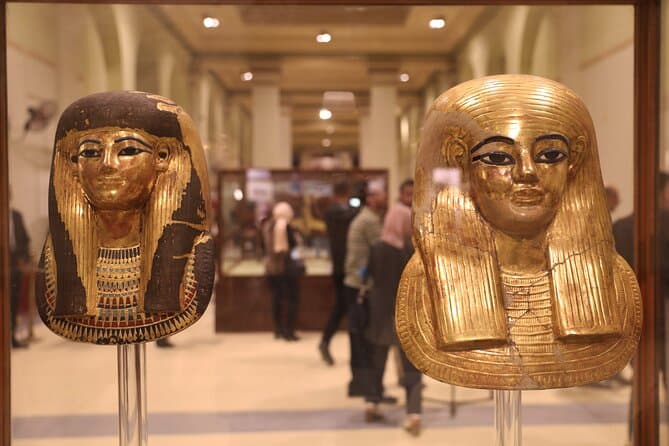 Old Egyptian Museum Include Masks of Yuya and Thuya Half Day Tour
