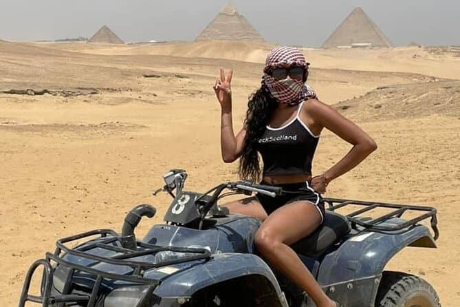 Quad Bike the Desert of Giza Pyramids With Lunch