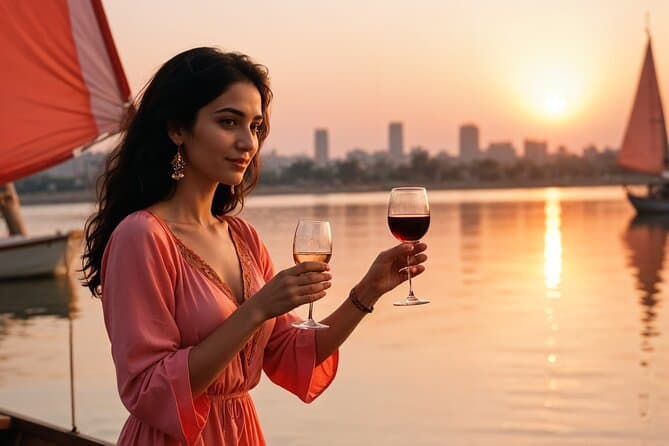 El Cairo/Guiza: cena-crucero al atardecer por el Nilo con espectáculo