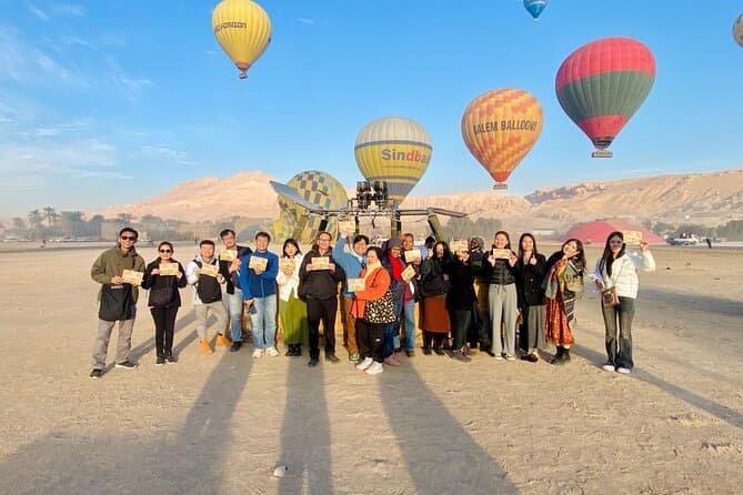 Hot Air Balloon with Luxor full day tour to east and west banks