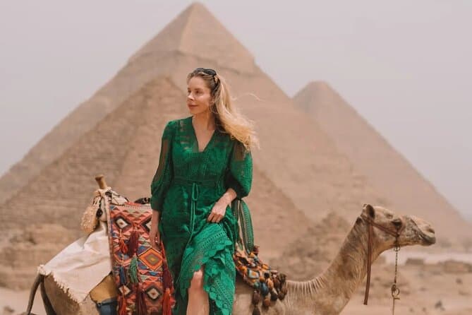 Private Tour Giza pyramids, Camel Ride, Lunch, Nile Dinner Cruise & Shopping