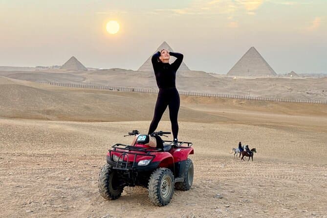 Private Giza Pyramids Tour with Sunset ATV Quad Bike Ride