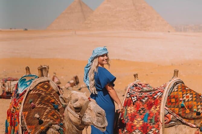 Cairo 8 Hour Private Tour Giza Pyramids & Egyptian Museum Bazaar