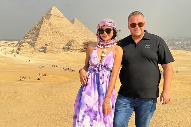 أفضل جولة خاصة VIP إلى أهرامات الجيزة وأبو الهول ودخول الأهرامات